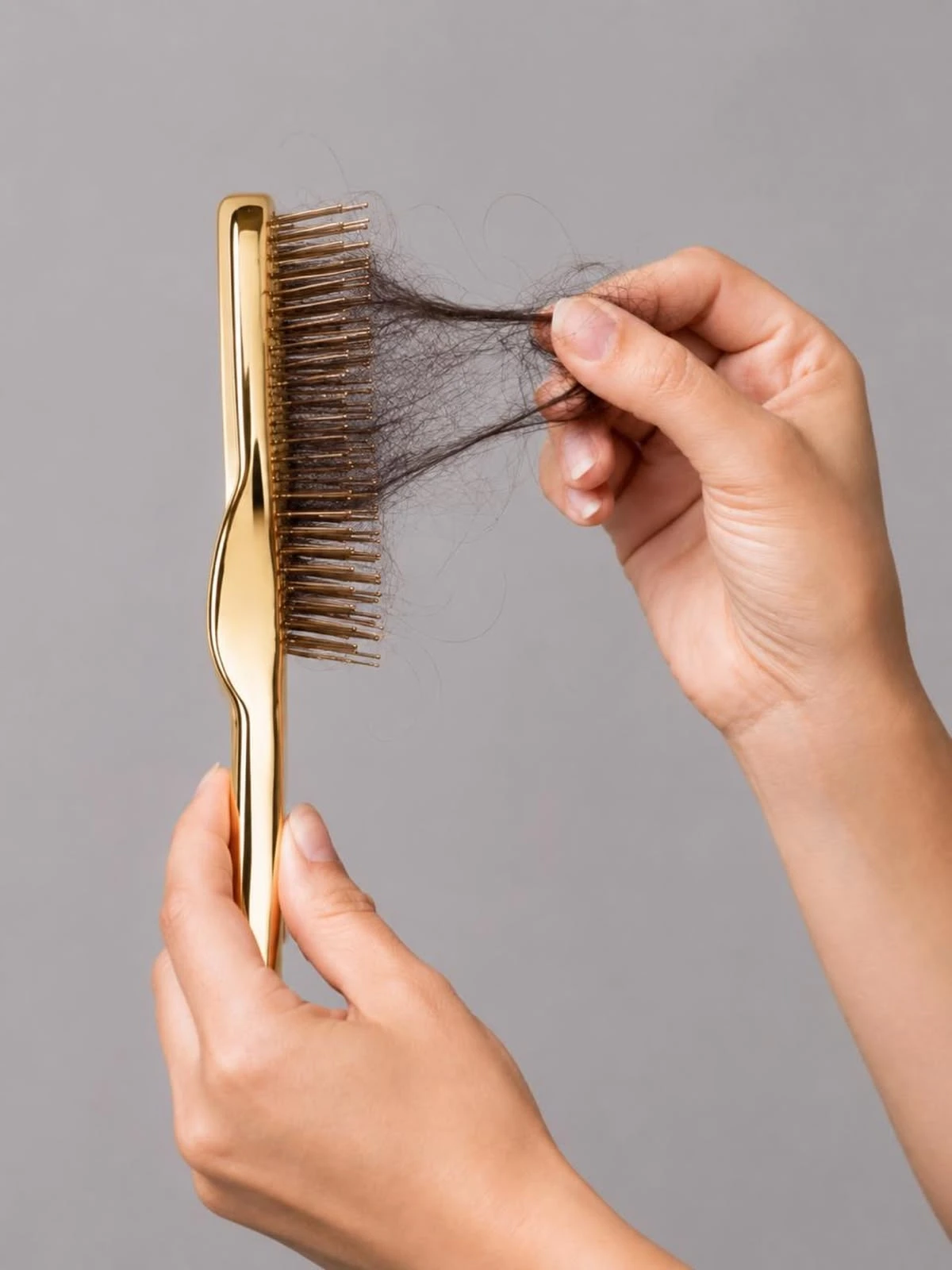 Queda de cabelo — escova com fios | Método Raiz